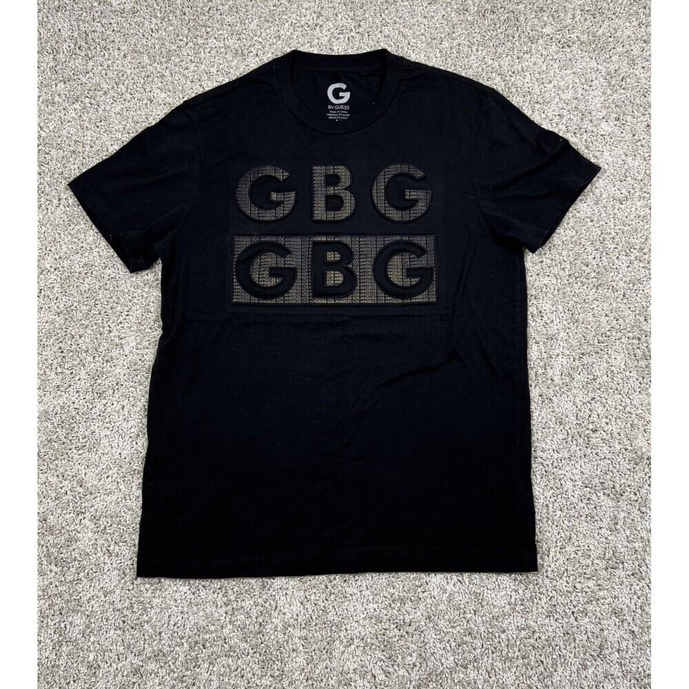 Men’s G by Guess BLACK T SHIRT Size MEDIUM